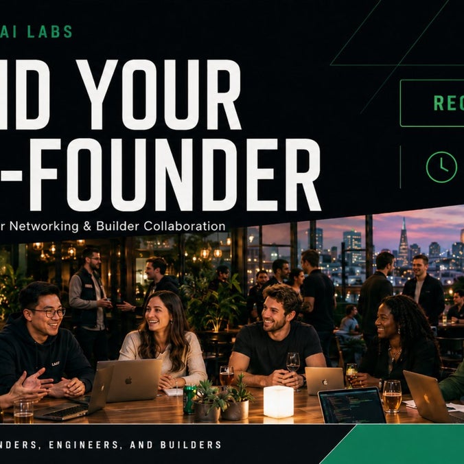 Encuentra a tu Cofundador: Encuentro de Networking para Fundadores y Colaboración entre Creadores
