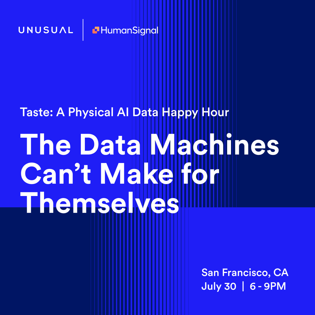 Geschmack: Eine physische KI-Daten-Happy Hour
