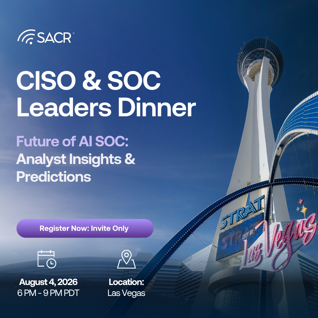CISO & SOC-Leiter Dinner: Die Zukunft des KI SOC @ Black Hat