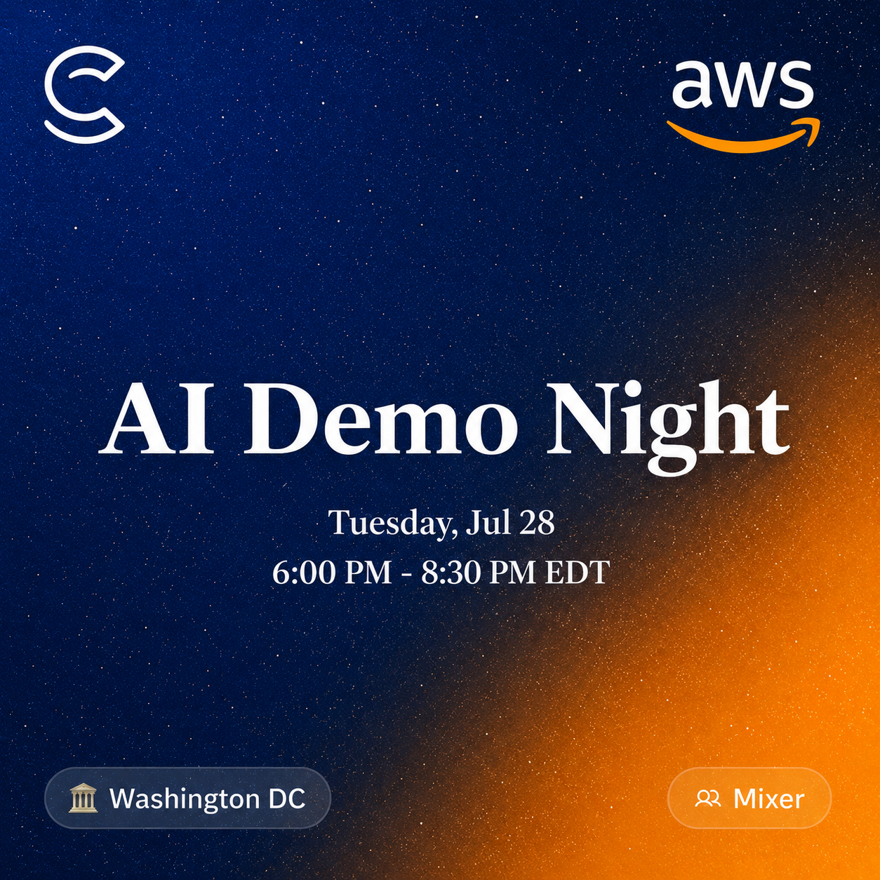 Noche de Demostración de IA: AWS x AI Collective