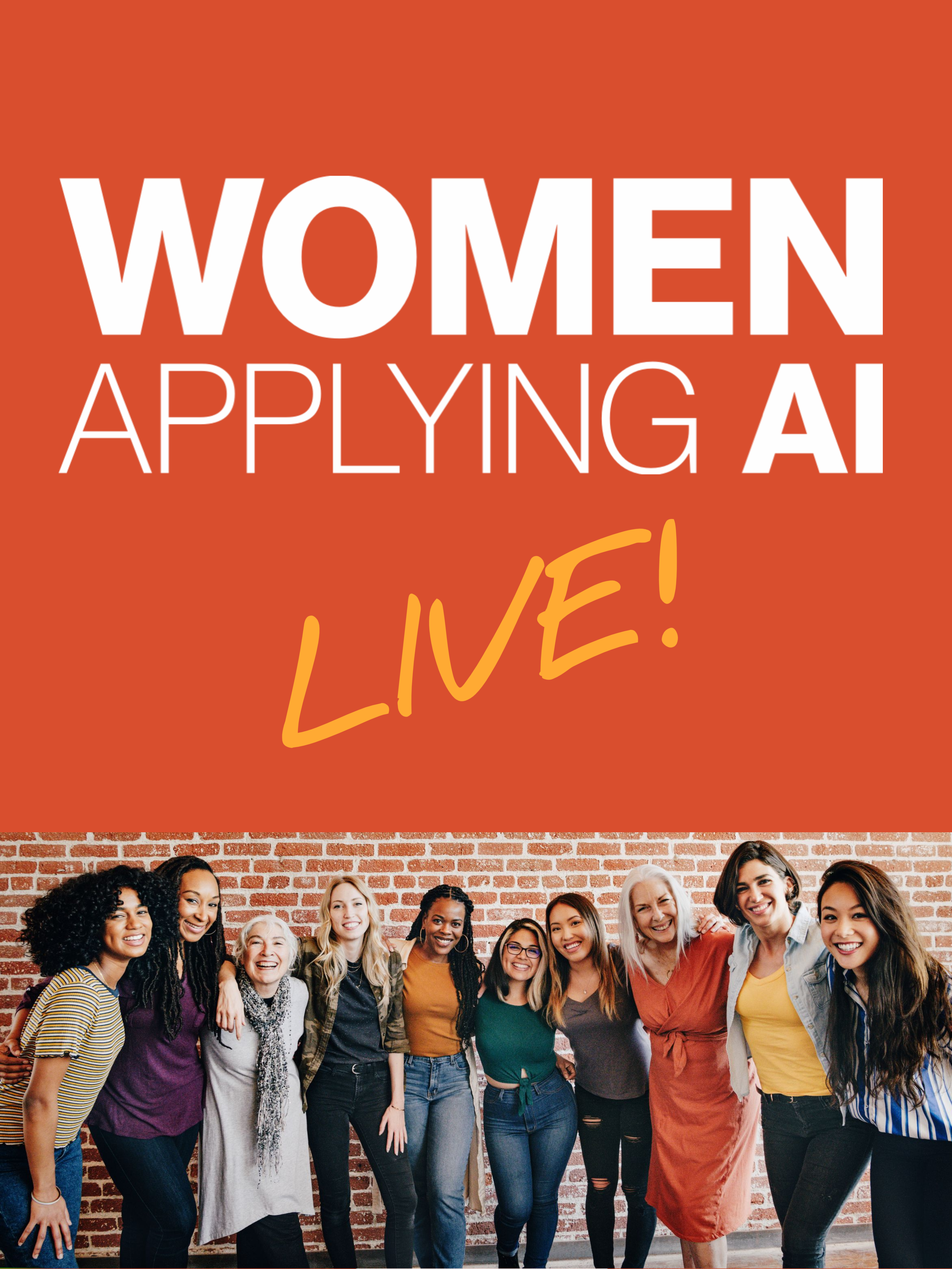 Frauen, die KI anwenden - Live