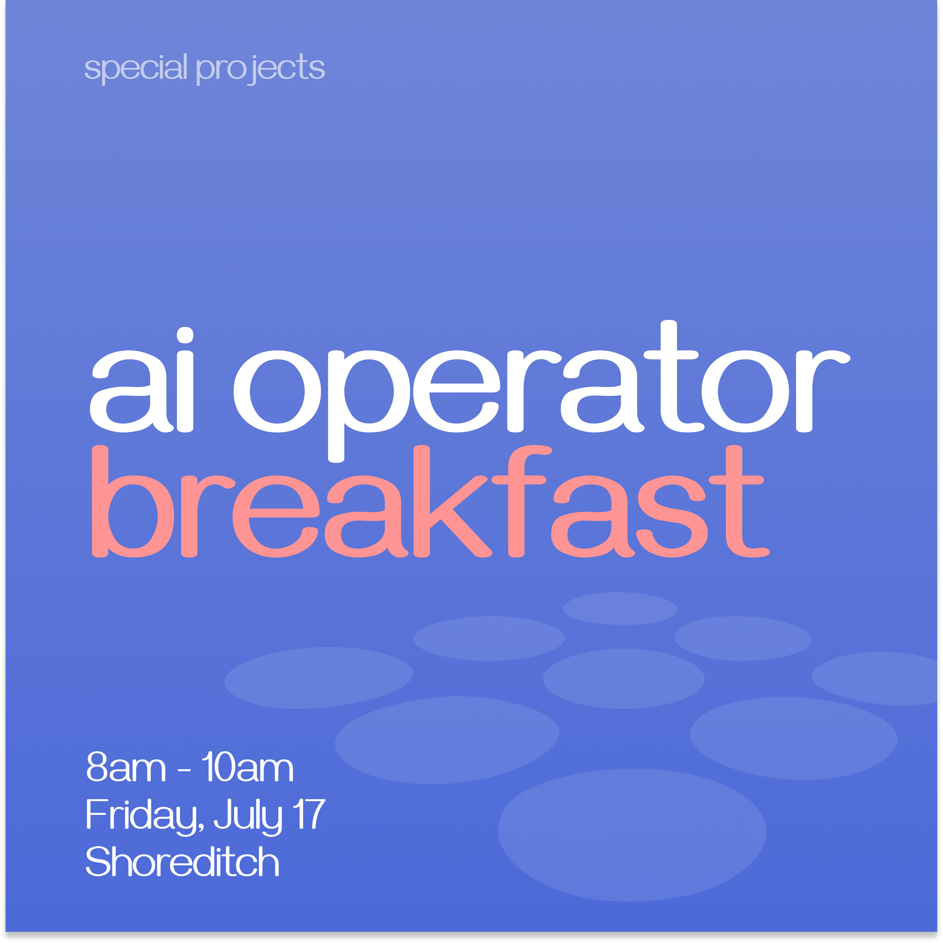 AI Operator Frühstück - Shoreditch