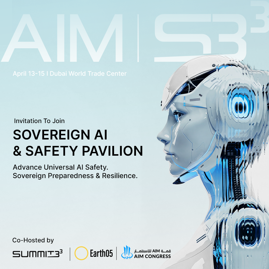 AIM S333 Pabellón de AI y Seguridad Soberana | 7 - 9 de septiembre de 2026 Dubái (Solo por invitación)