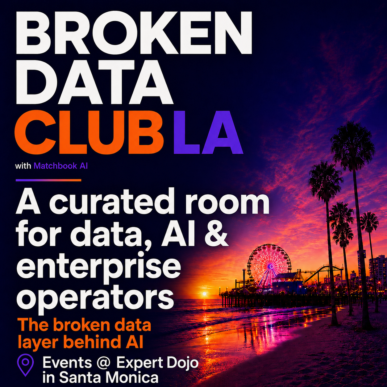 Club de Datos Rotos LA con Matchbook AI