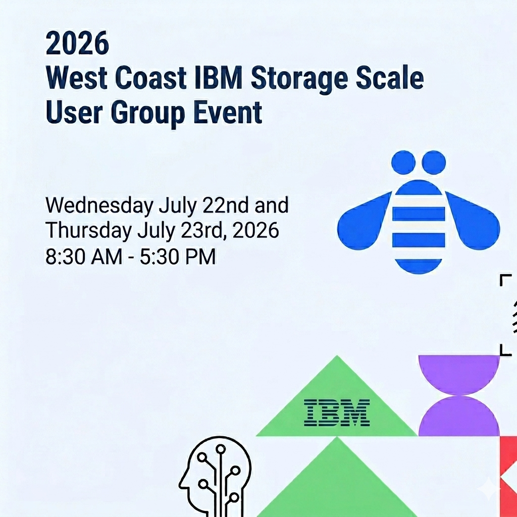 Evento del Grupo de Usuarios de IBM Storage Scale de la Costa Oeste 2026