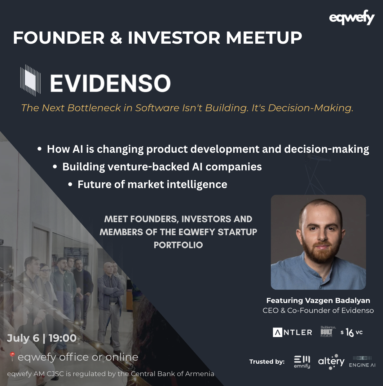 Founder and Investor meetup: Evidenso
