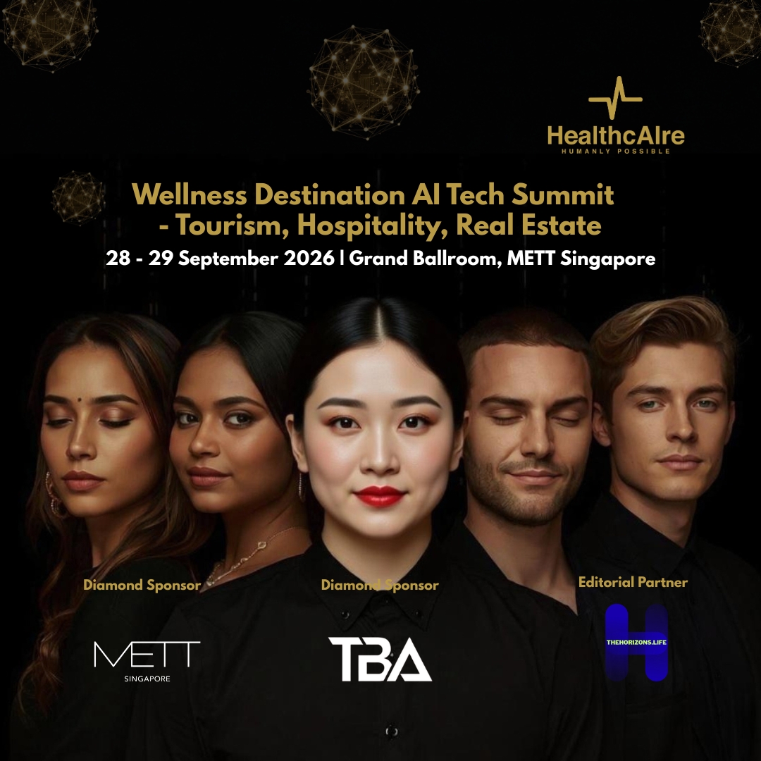 Sommet sur la technologie AI de destination bien-être – Tourisme, Hôtellerie et Immobilier, 28-29 Sept 2026, Grand Ballroom, METT Singapore (Lancement Doux)